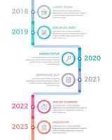 Timeline Infographics Template vector