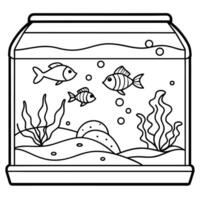 Ocean Oasis Coloring Pages vector