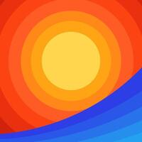 colorful abstract pattern background. template summer sea beach concept vector