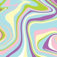 Abstract hand drawn pastel swirly lines background design vector