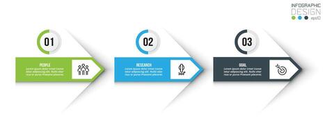 Timeline chart business infographic template. vector