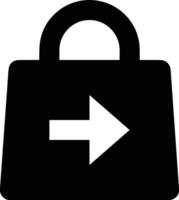 Bag icon symbol image vector