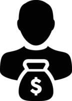 Bag icon symbol image vector