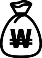 Bag icon symbol image vector
