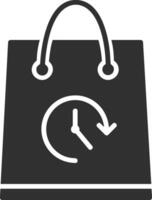 Bag icon symbol image vector
