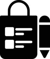 Bag icon symbol image vector