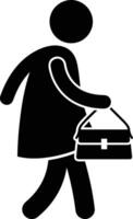 Bag icon symbol image vector