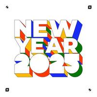 2025 New Year celebration with Happy New Year's Eve fireworks, countdown to midnight on December 31st vector