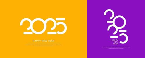 2025 New Year celebration with Happy New Year's Eve fireworks, countdown to midnight on December 31st vector