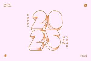2025 New Year celebration with Happy New Year's Eve fireworks, countdown to midnight on December 31st vector