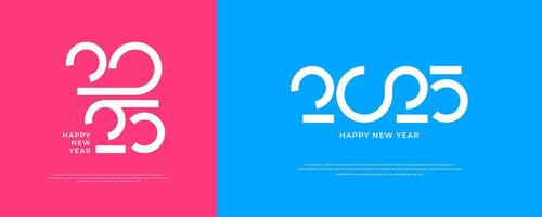 2025 New Year celebration with Happy New Year's Eve fireworks, countdown to midnight on December 31st vector
