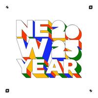 2025 New Year celebration with Happy New Year's Eve fireworks, countdown to midnight on December 31st vector
