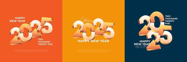 2025 New Year celebration with Happy New Year's Eve fireworks, countdown to midnight on December 31st vector