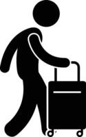 Bag icon symbol image vector
