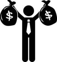 Bag icon symbol image vector
