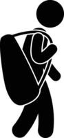 Bag icon symbol image vector
