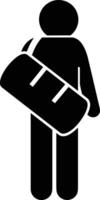 Bag icon symbol image vector