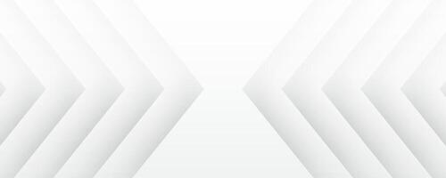 3D white abstract background overlap layer on bright space with cutout shape effect decoration. Modern graphic design element arrows style concept for web banner, flyer, card, or brochure cover vector