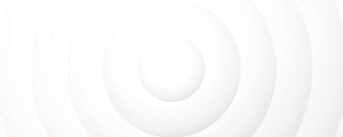 3D white abstract background overlap layer on bright space with cutout shape effect decoration. Modern graphic design element circles style concept for web banner, flyer, card, or brochure cover vector