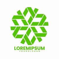 abstract icon logo design vector