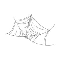 spider web background for hallowen design. spider web line art vector