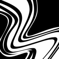 Abstract horizontal background with waves in black and white. Trendy illustration in retro 60s, 70s style. vector