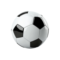 Realistic Soccer Ball Isolated on transparent Background png