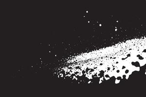 Monochrome Abstract noise, Small particles of debris and dust, Distressed uneven background Grunge texture overlay with rough and fine grains isolated on white background vector