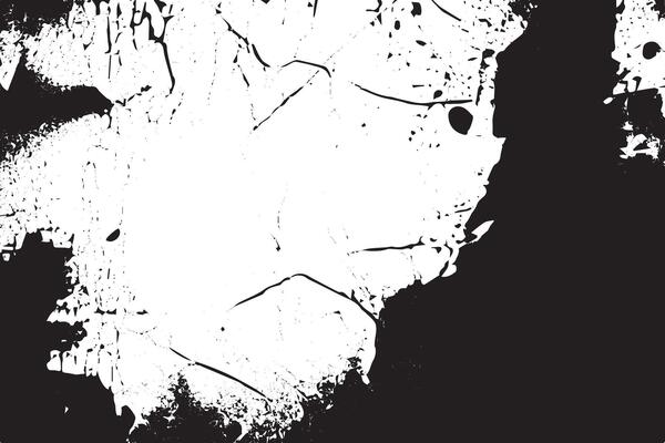 Monochrome Abstract noise, Small particles of debris and dust, Distressed uneven background Grunge texture overlay with rough and fine grains isolated on white background