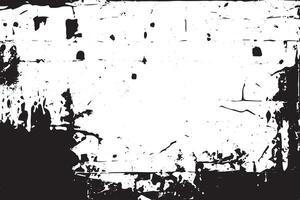 Monochrome Abstract noise, Small particles of debris and dust, Distressed uneven background Grunge texture overlay with rough and fine grains isolated on white background vector