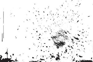 Monochrome Abstract noise, Small particles of debris and dust, Distressed uneven background Grunge texture overlay with rough and fine grains isolated on white background vector