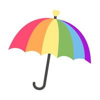 Umbrella LGBT isolated on white background. LGBT pride community vector