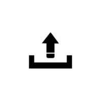 Upload icon download add cloud arrow symbol. vector