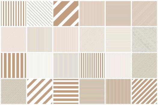 colección de a rayas sin costura patrones. marrón sencillo lineal texturas repetible raro antecedentes vector