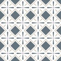 seamless ornamental geometric pattern - beige and gray design. Elegant repeatable ornate background, tile mosaic floor texture vector
