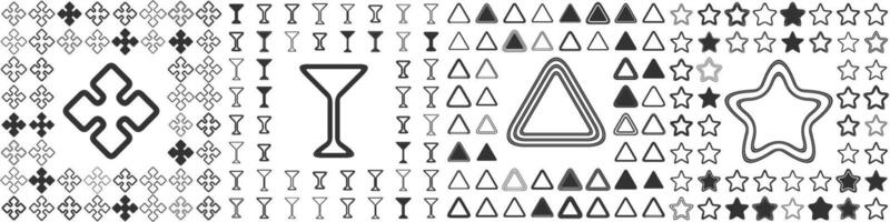 Line logo design collection vector