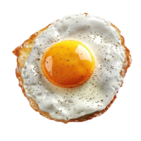 fried egg on toast Generative-AI png