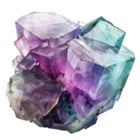 amethyst crystal, transparent background, Generative-AI png