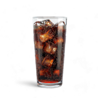 Generated Ai Refreshing whiskey on ice with a splash, on a transparent background png