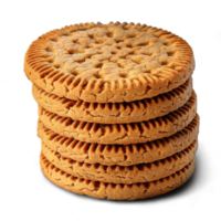 Generated Ai stack of crackers png