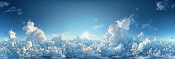 Aerial View of Cumulus Clouds During Daytime photo