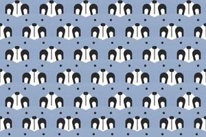 Cute animal wrapping paper seamless pattern background vector