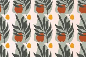Abstract boho seamless pattern background vector