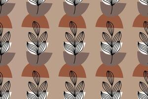 Abstract boho seamless pattern background vector