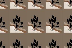 Abstract boho seamless pattern background vector