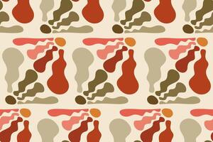 Abstract floral seamless pattern background vector