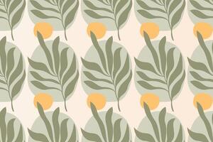 Abstract boho seamless pattern background vector