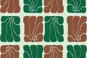 Abstract floral seamless pattern background vector
