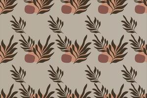 Abstract boho seamless pattern background vector