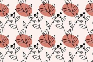 Abstract boho seamless pattern background vector